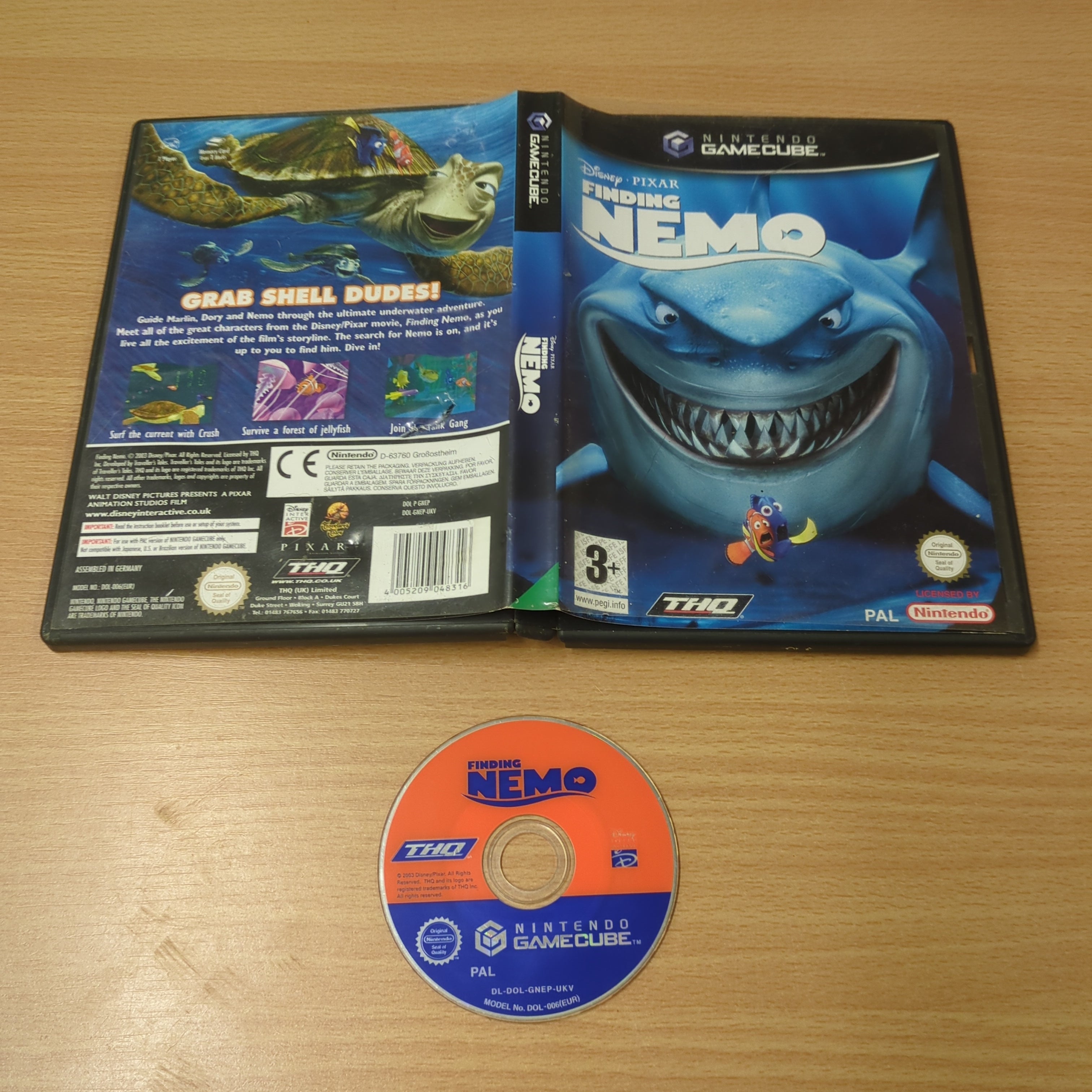 Disney Pixar Finding Nemo Nintendo GameCube game Disney Pixar Finding Nemo Nintendo GameCube game